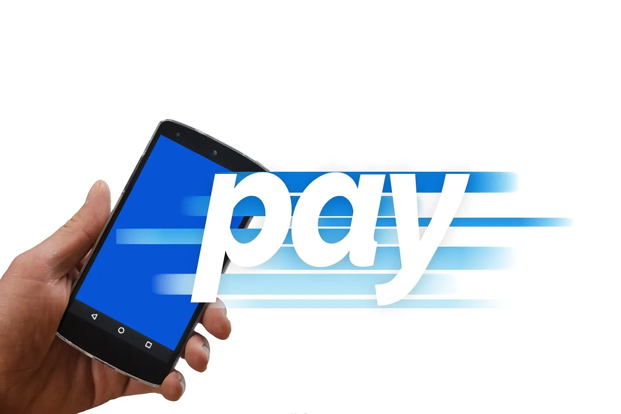 A person using an online banking screen to review account activity.